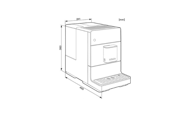 Miele NEW CM 5310 maintenence shot